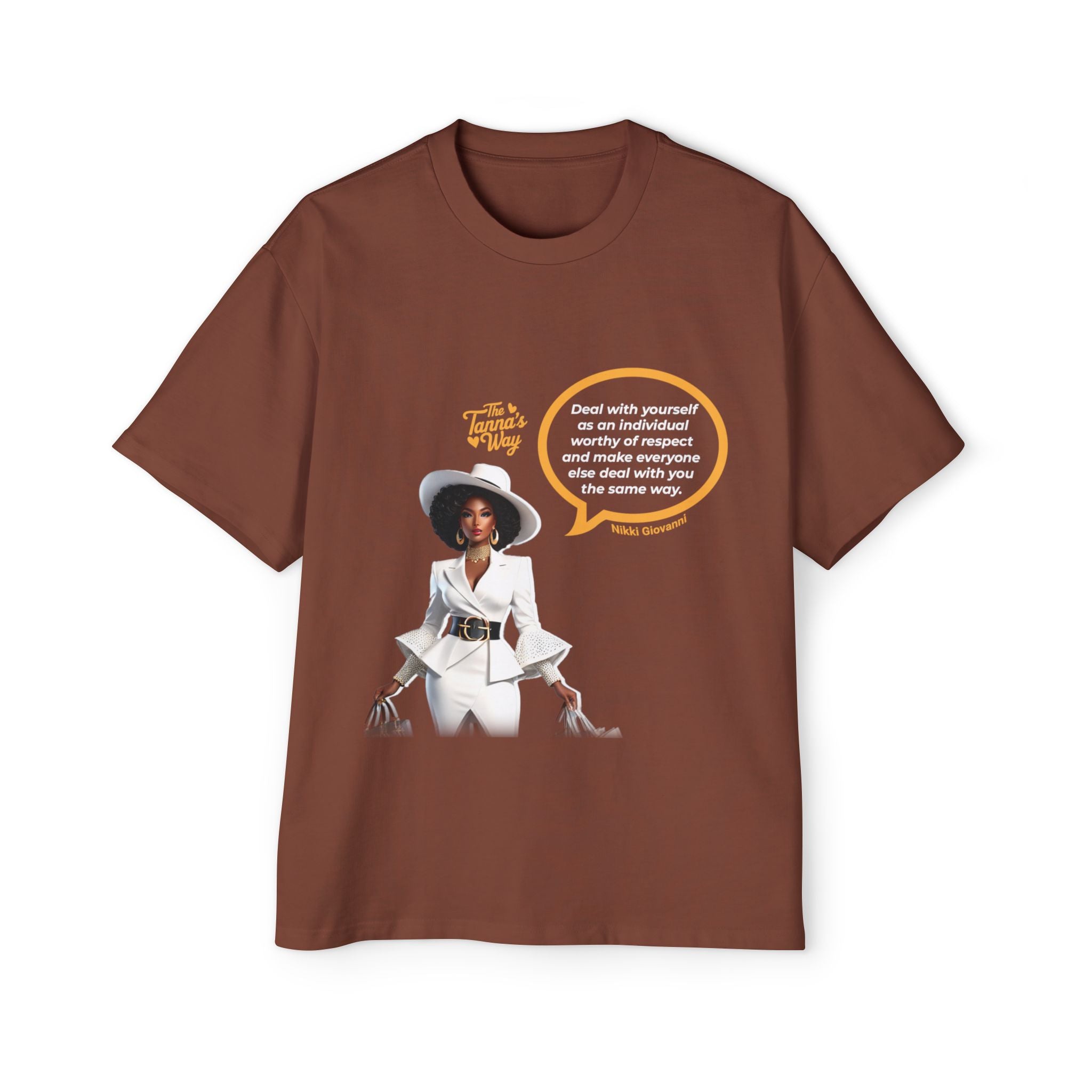 Nikki Giovanni | Men's Heavy Oversized Tee